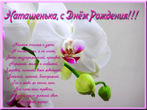 С днём рождения Наталья