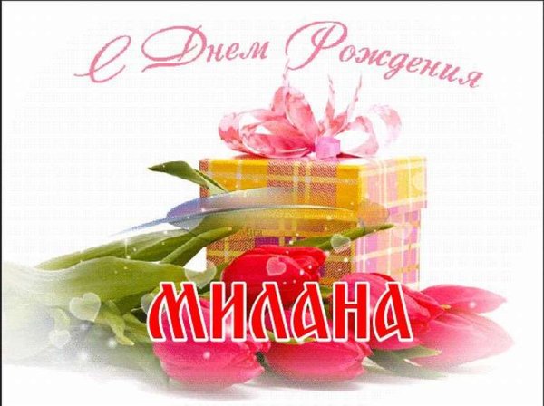 С днём рождения Миланочка