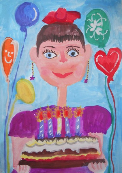 Рисунок на день рождения