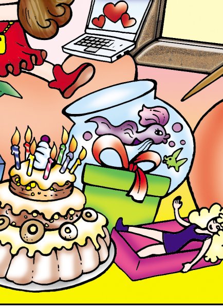 Плакат на тему день рождения