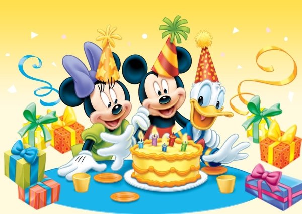 С днём рождения Винни пух