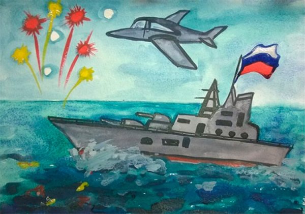 Рисование к 23 февраля