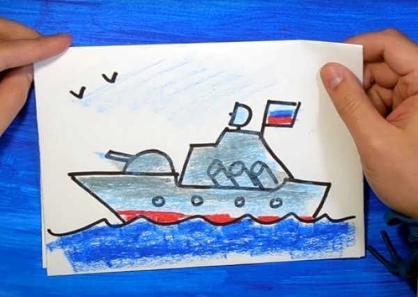 Рисование к 23 февраля