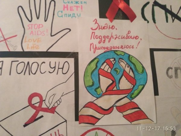 Постеры день борьбы со СПИДОМ