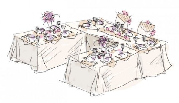 Сервировка банкета