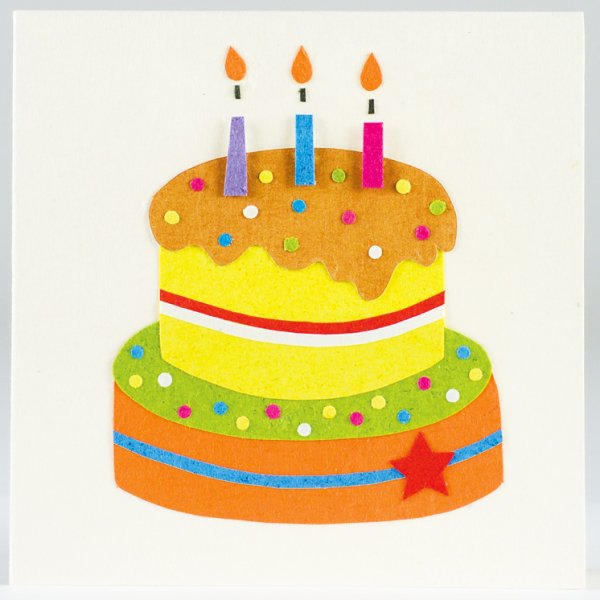 Аппликация торт