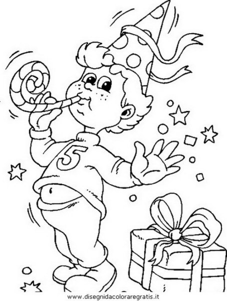 Раскраска с днем рождения для мальчика