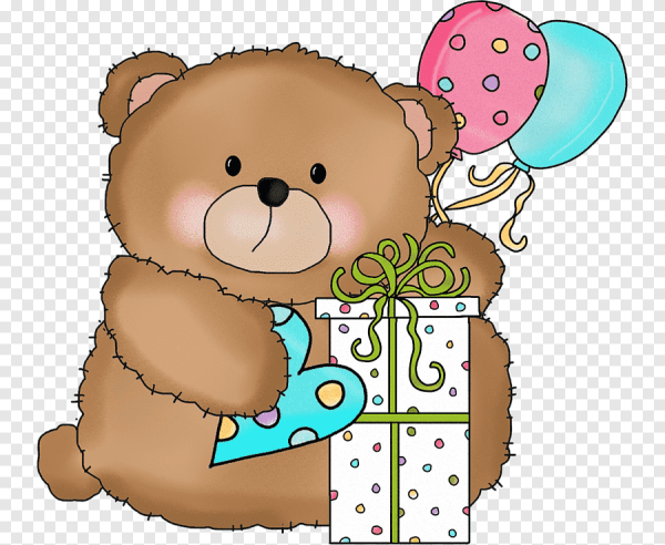 С днём рождения ребёнку мишки