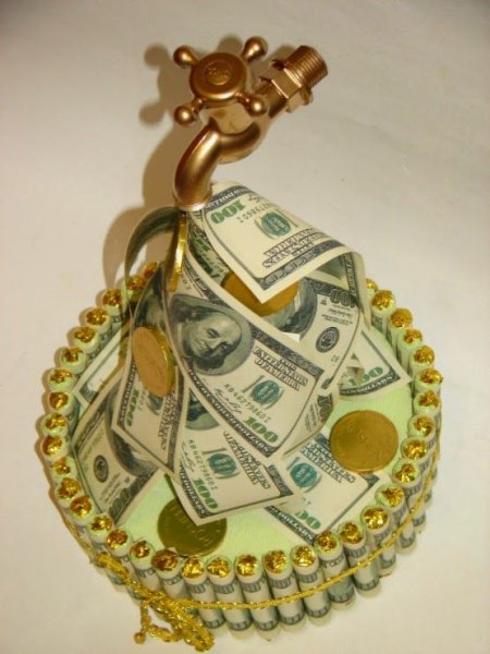 Прикольные подарки с деньгами