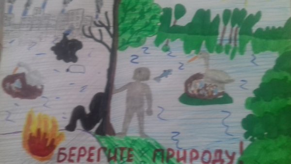 Нарисовать Планета в опасности