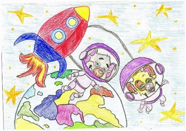 Рисунок на тему космос