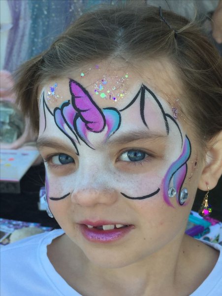 Грим единорога детям