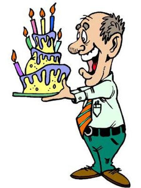 Рисунок на день рождения дедушке