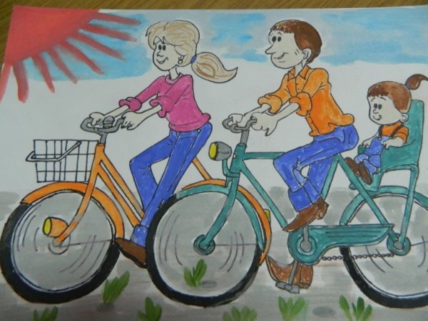 Спорт в моей семье рисунки