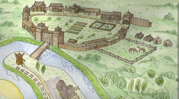 Суздаль план города древней Руси