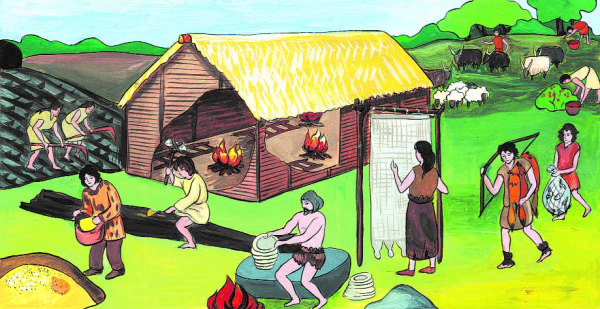 Родовая община земледельцев и скотоводов