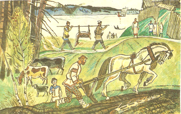 Занятия древних славян земледелие