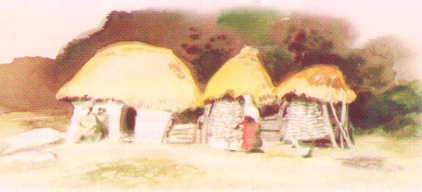 Жилище меотов на Кубани рисунок