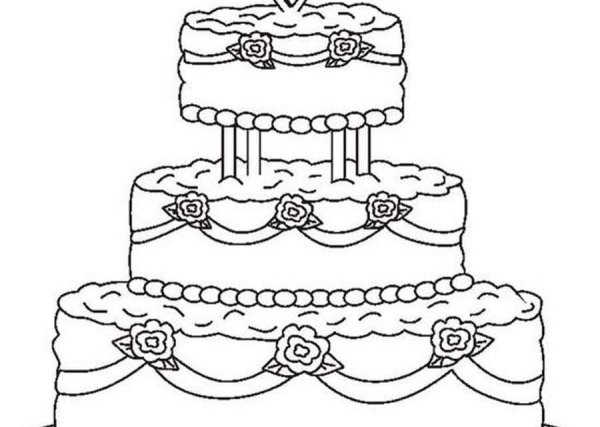 Раскраска торт для мальчиков