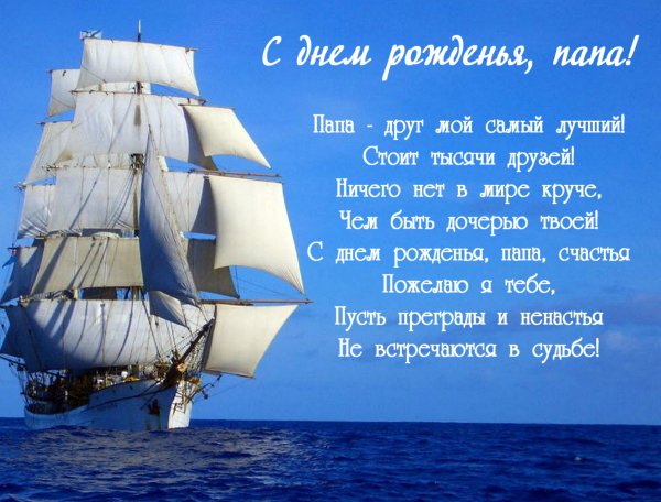 Поздравления с днём рождения отцу