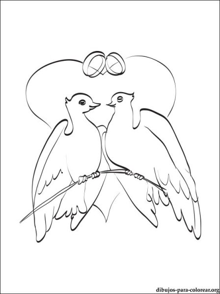 Рисунки на свадьбу для срисовки