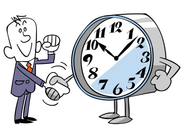 Рабочее время иллюстрация