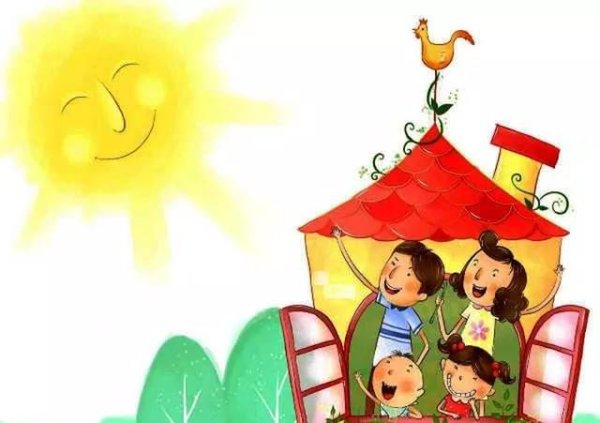 Выходные с детьми иллюстрация