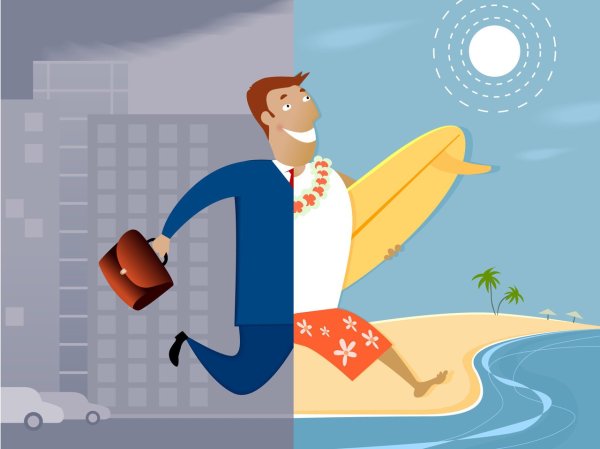 Отпуск человечки