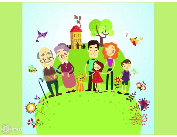 Постер счастливая семья