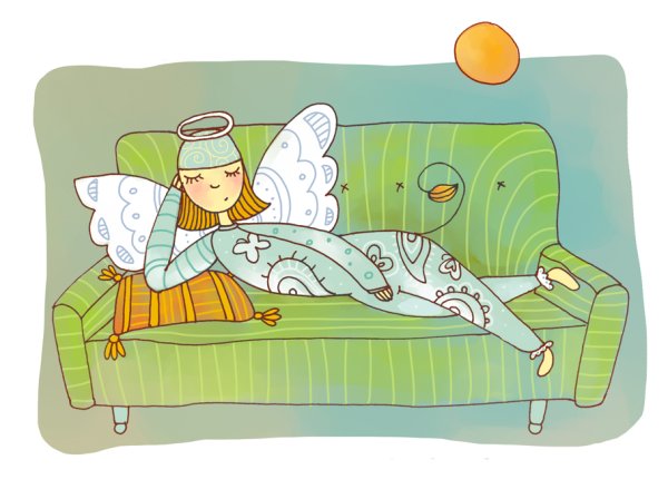 Диванчик иллюстрация