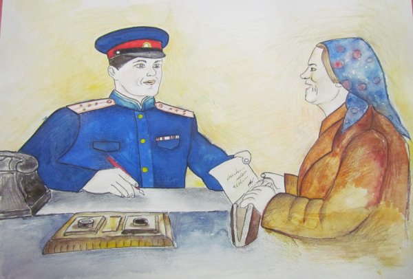 Рисунок ко Дню полиции