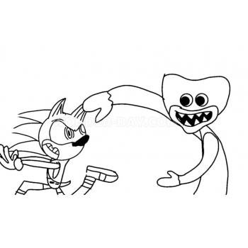 Хаги ваги раскраска