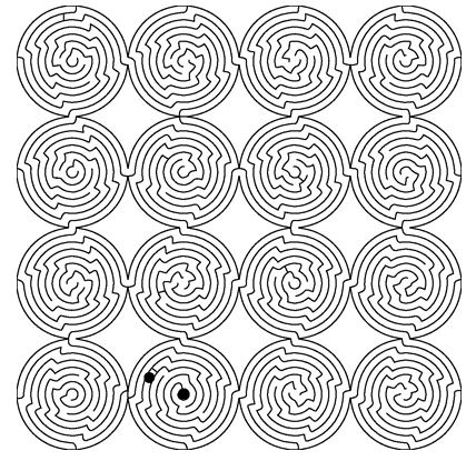 Спираль для раскрашивания