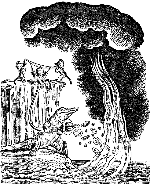 Корней Чуковский крокодил тушит море