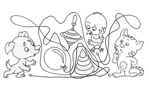 Раскраска к сказке путаница Корнея Чуковского