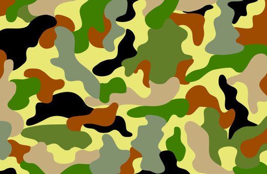 Трафарет защитного цвета