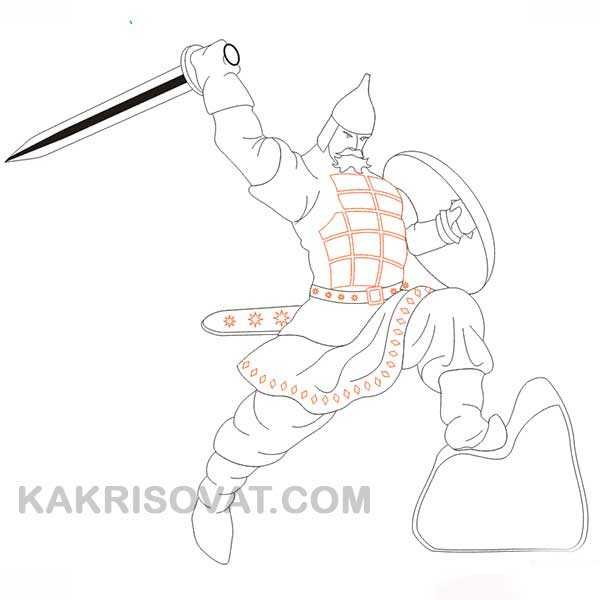 Александр Невский раскраска