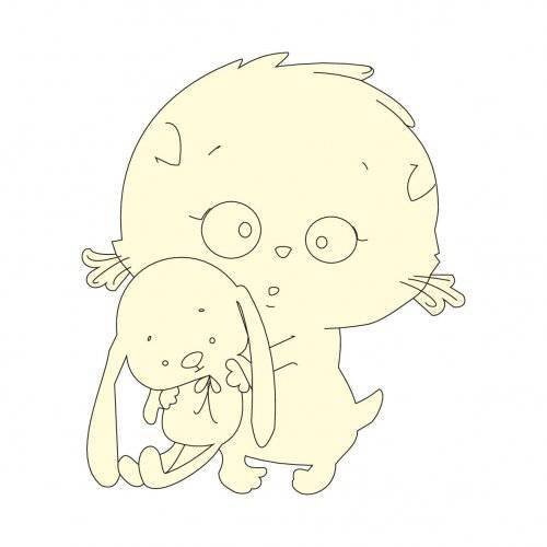 Кот Басик рисунки