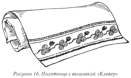Эскиз вышитого полотенца