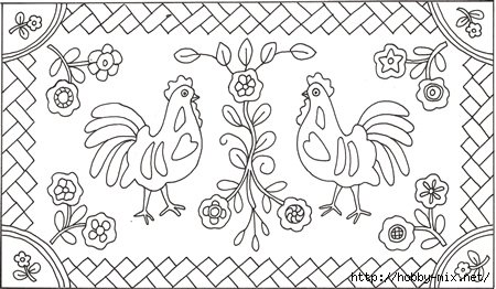 Каравай раскраска