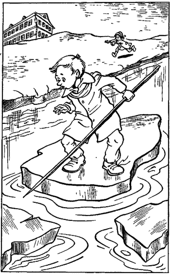 Рисование осторожно тонкий лед