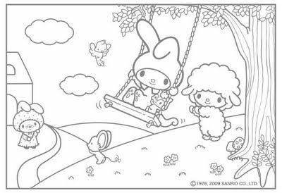 Раскраска в стиле инди