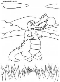 Раскраска краденое солнце Чуковский