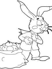 Раскраска мешок яблок Сутеев