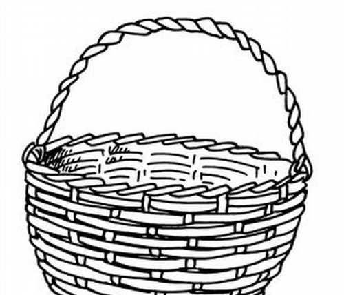 Корзина раскраска