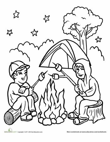 Камин раскраска для детей