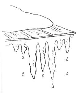 Раскраска сосульки для детей 3-4 лет
