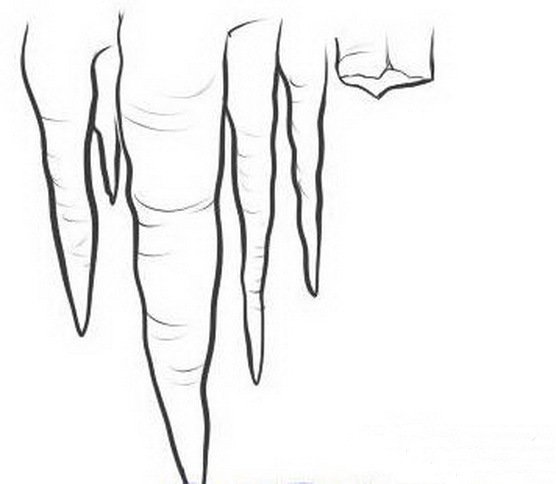 Сосульки раскраска