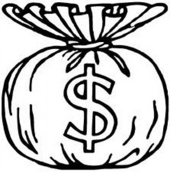 Раскраска деньги
