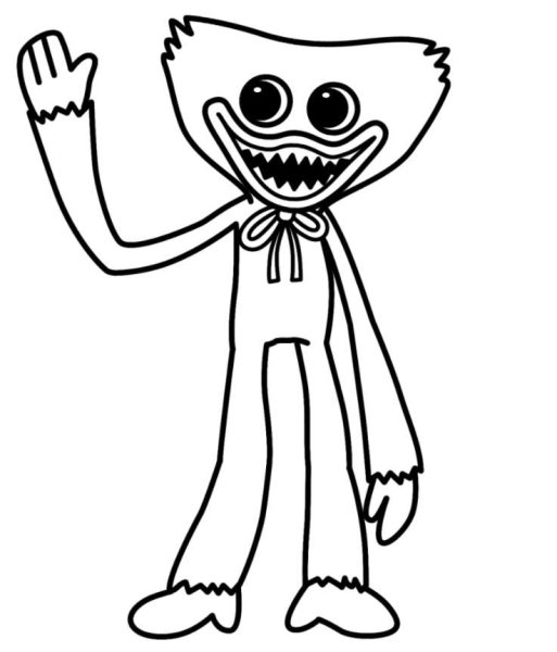 Поппи Плейтайм раскраска